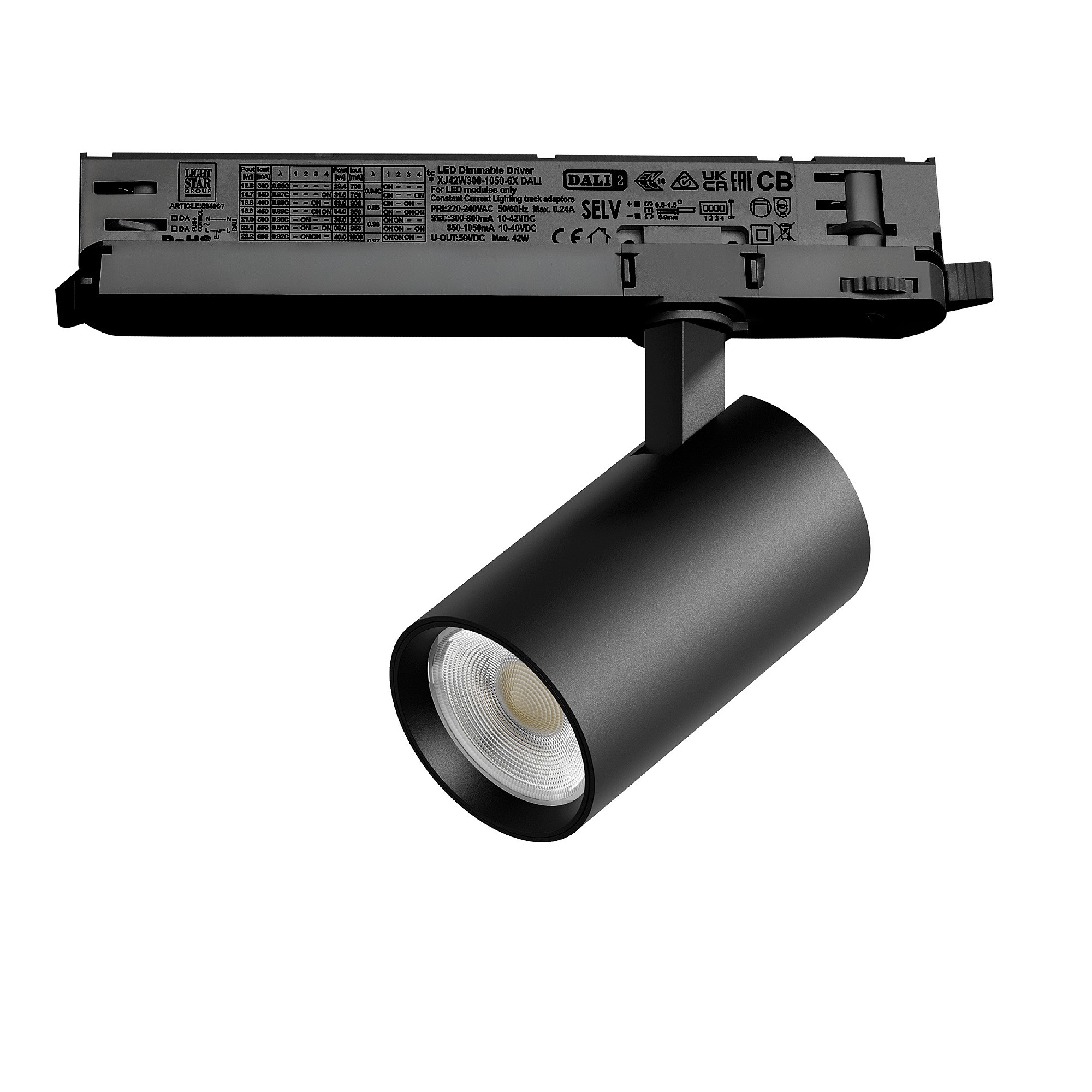 Трековый светильник Lightstar Alta Base A5137DALI