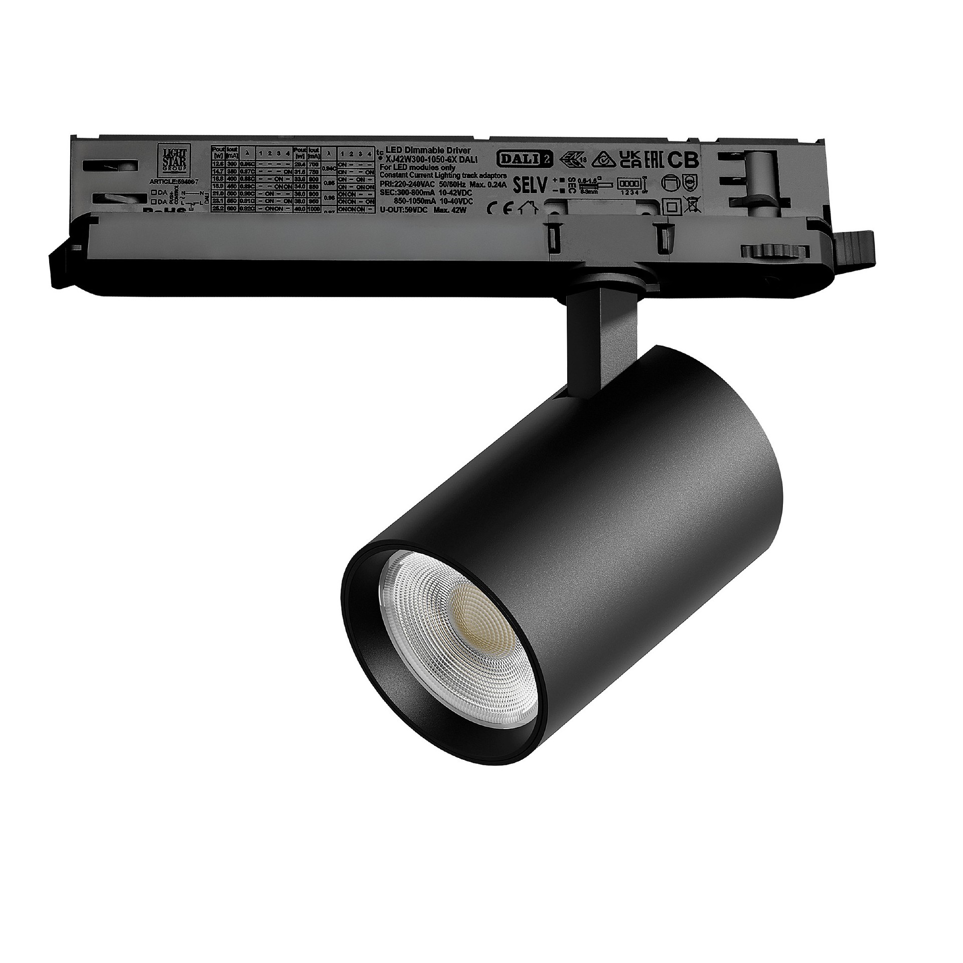 Трековый светильник Lightstar Alta Base A5237DALI