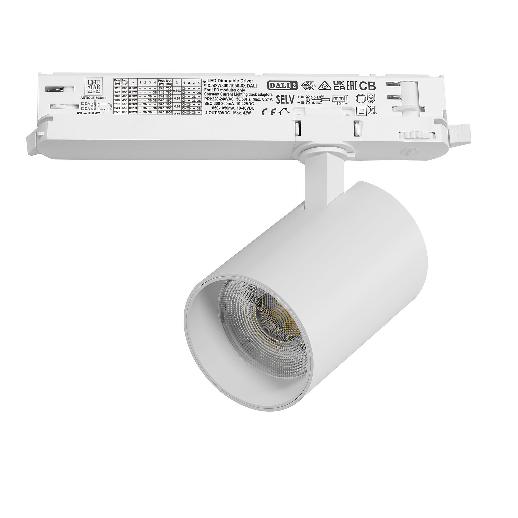 Трековый светильник Lightstar Alta Base A5346DALI