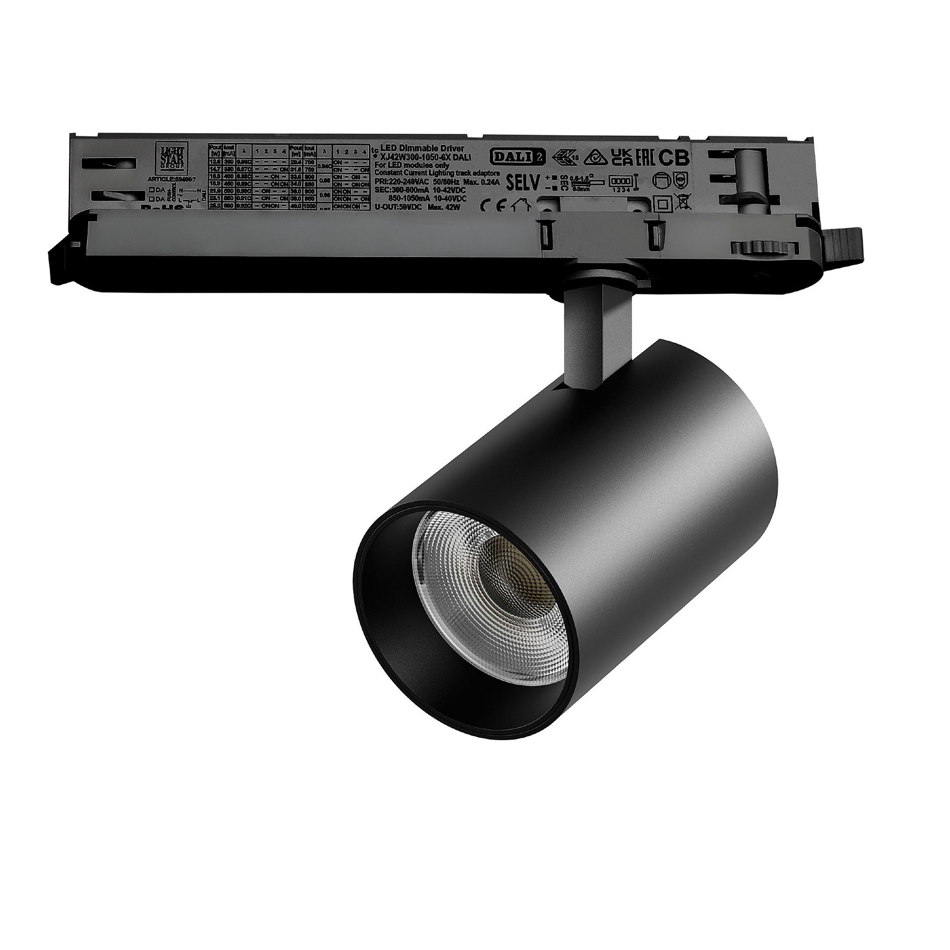 Трековый светильник Lightstar Alta Base A5347DALI