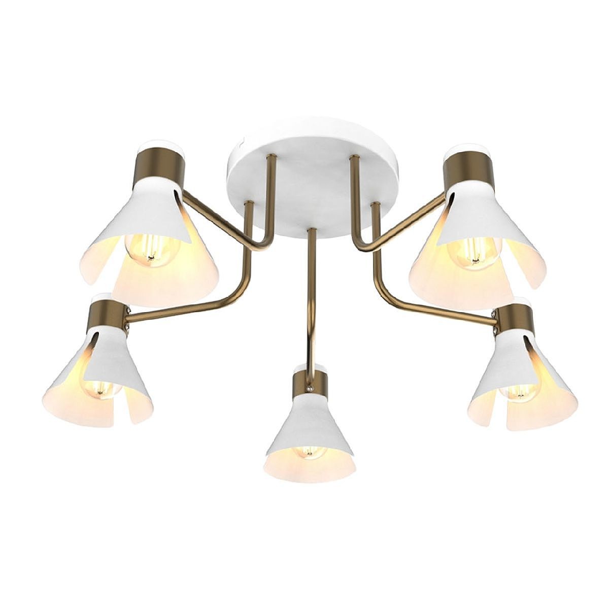 Потолочная люстра IMEX MD.8312-5-S-WH+AB