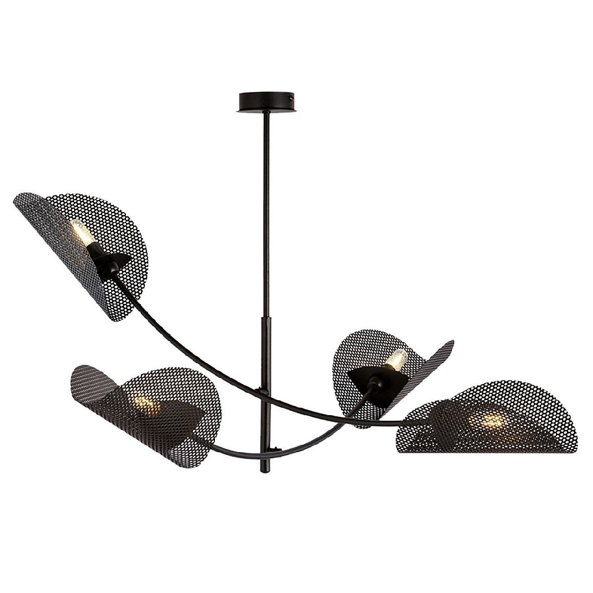 Люстра на штанге IMEX MD.8378-4-P-BK