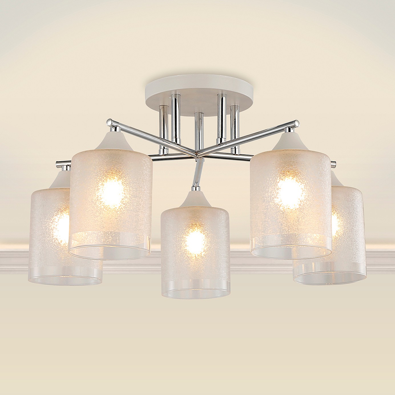 Потолочная люстра Natali Kovaltseva Hairpin 81458/5C