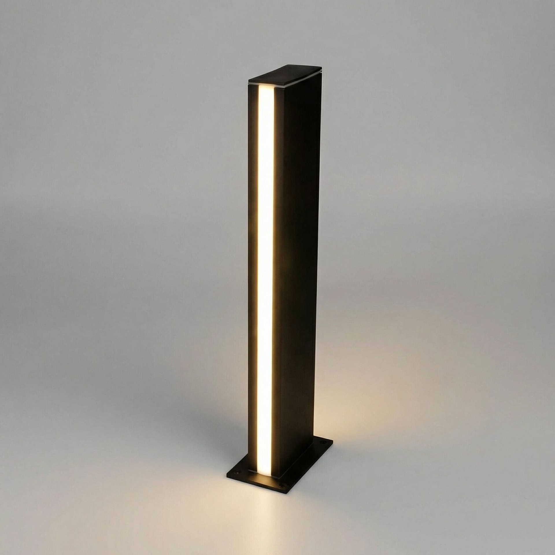 Уличный наземный светильник Elektrostandard Flat 1538 TECHNO LED 3000K чёрный