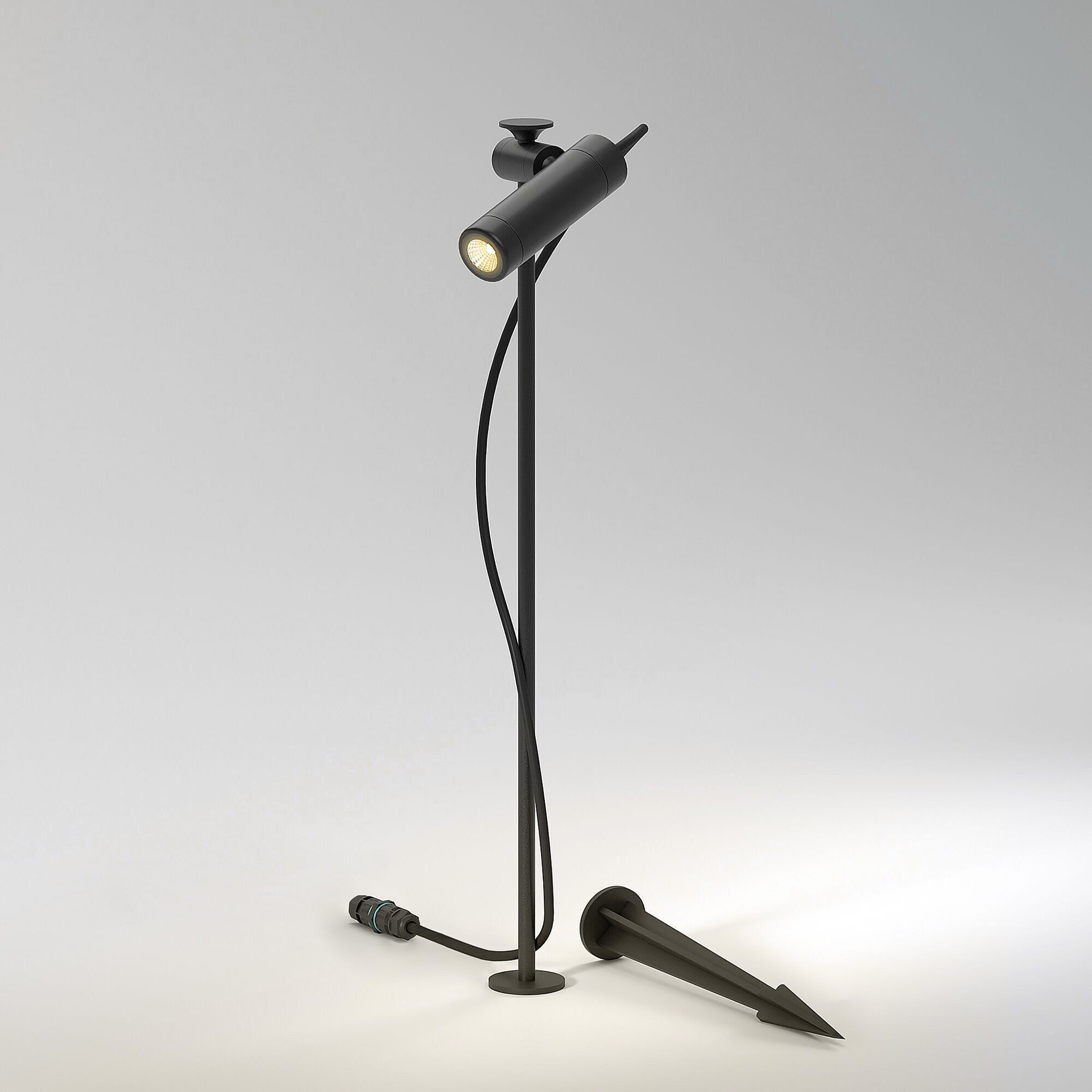 Грунтовый светильник Elektrostandard Covert Covert (35173/S) 3000K черный