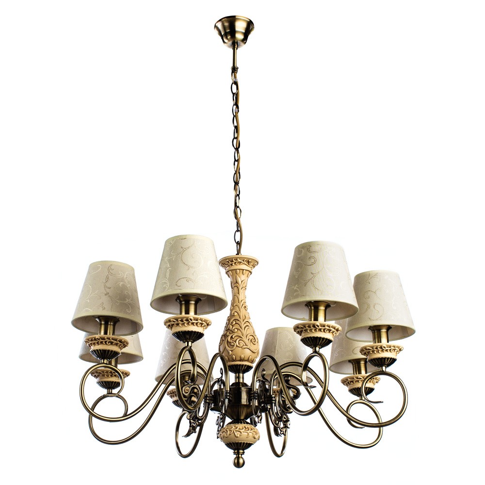 Подвесная люстра Arte Lamp IVORY A9070LM-8AB