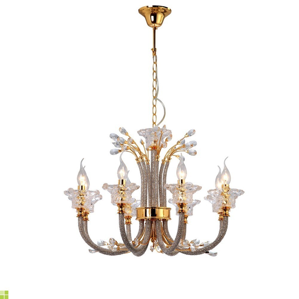 Подвесная люстра Arte Lamp Georgeous A8223LM-8GO