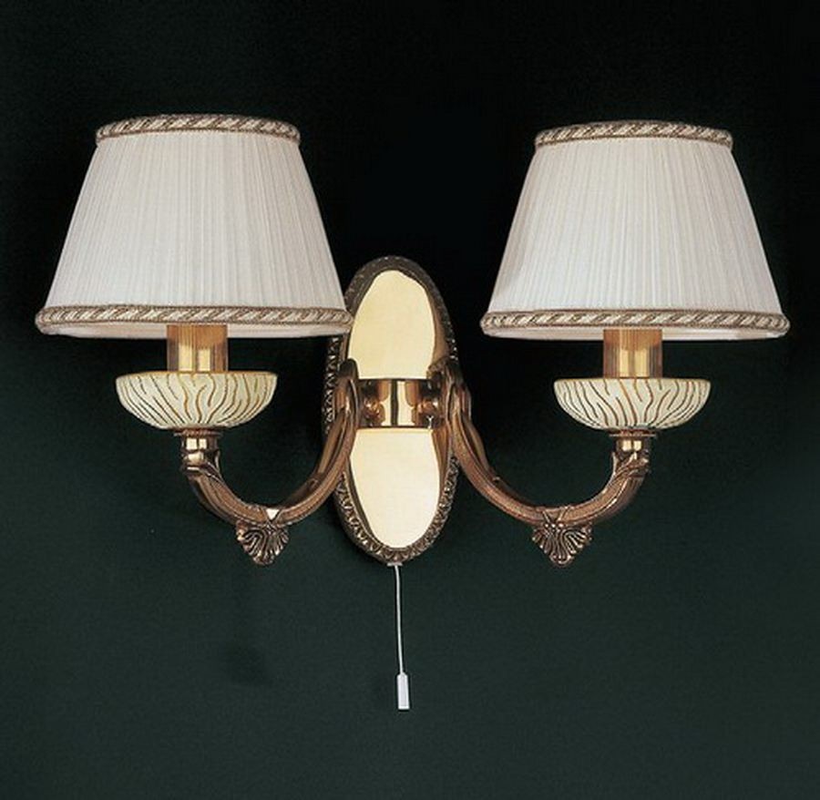 Настенное бра с выключателем Reccagni Angelo 5500 A 5500/2