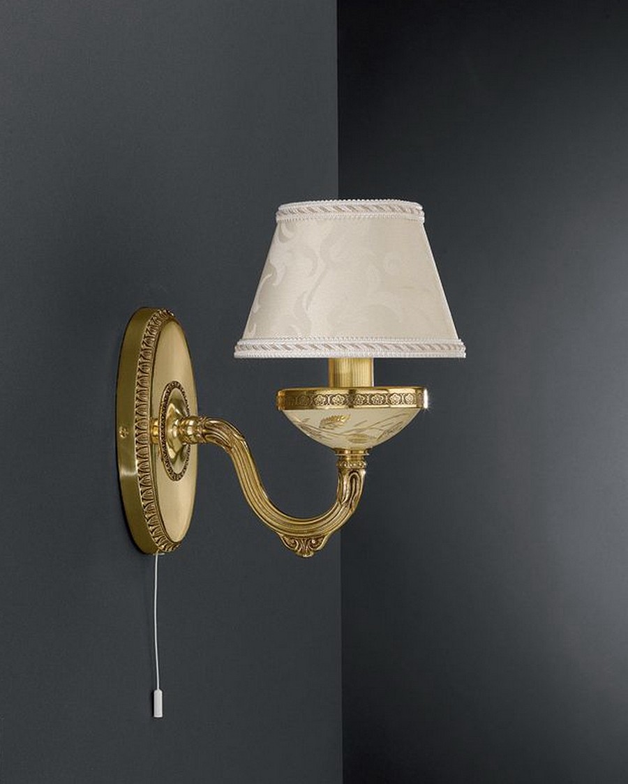 Настенное бра с выключателем Reccagni Angelo 6525 A 6525/1