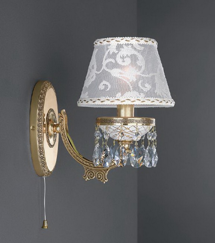 Настенное бра с выключателем Reccagni Angelo 7130 A 7130/1