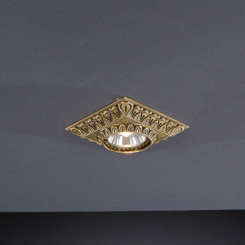 Встраиваемый светильник с узорами 1083 Spot 1083 br Reccagni Angelo