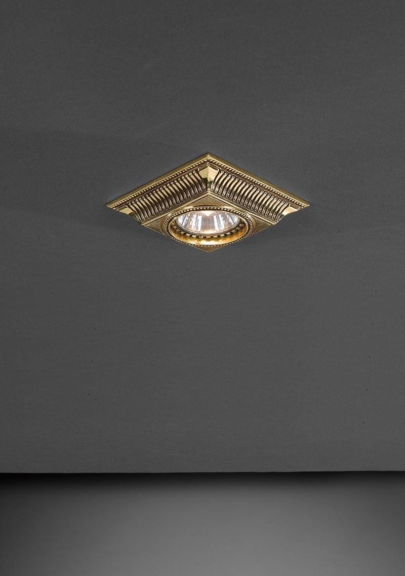 Встраиваемый светильник с узорами 1084 Spot 1084 br Reccagni Angelo