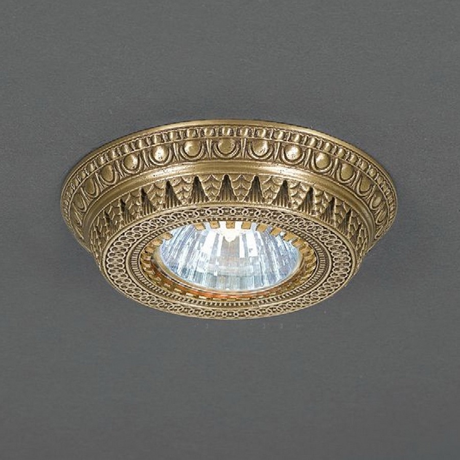 Встраиваемый светильник с узорами 1097 Spot 1097 BR Reccagni Angelo