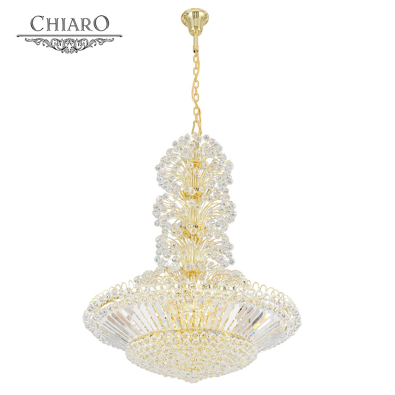 Подвесная хрустальная люстра Жемчуг Chiaro 232013043