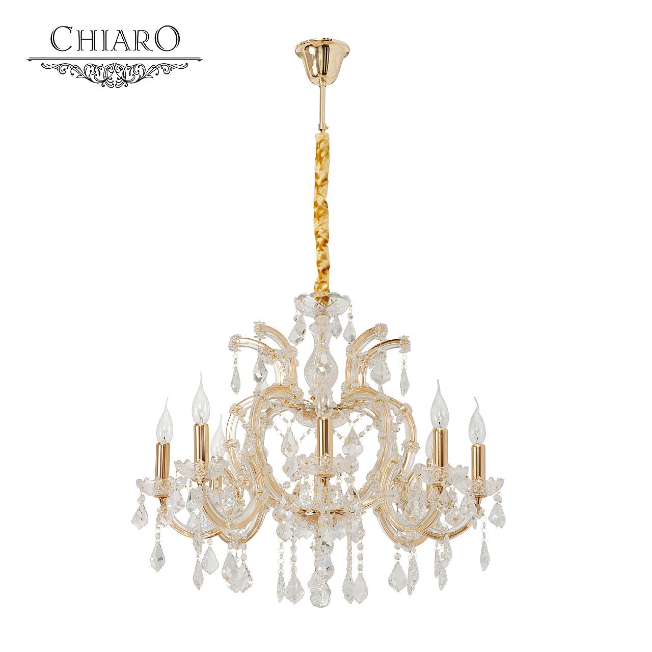 Хрустальная люстра Chiaro Луиза 383010308