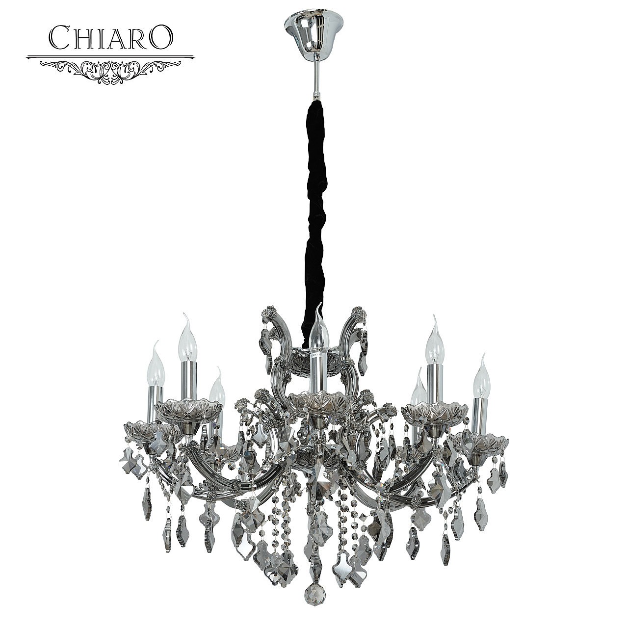 Подвесная хрустальная люстра Дориана Chiaro 477010308