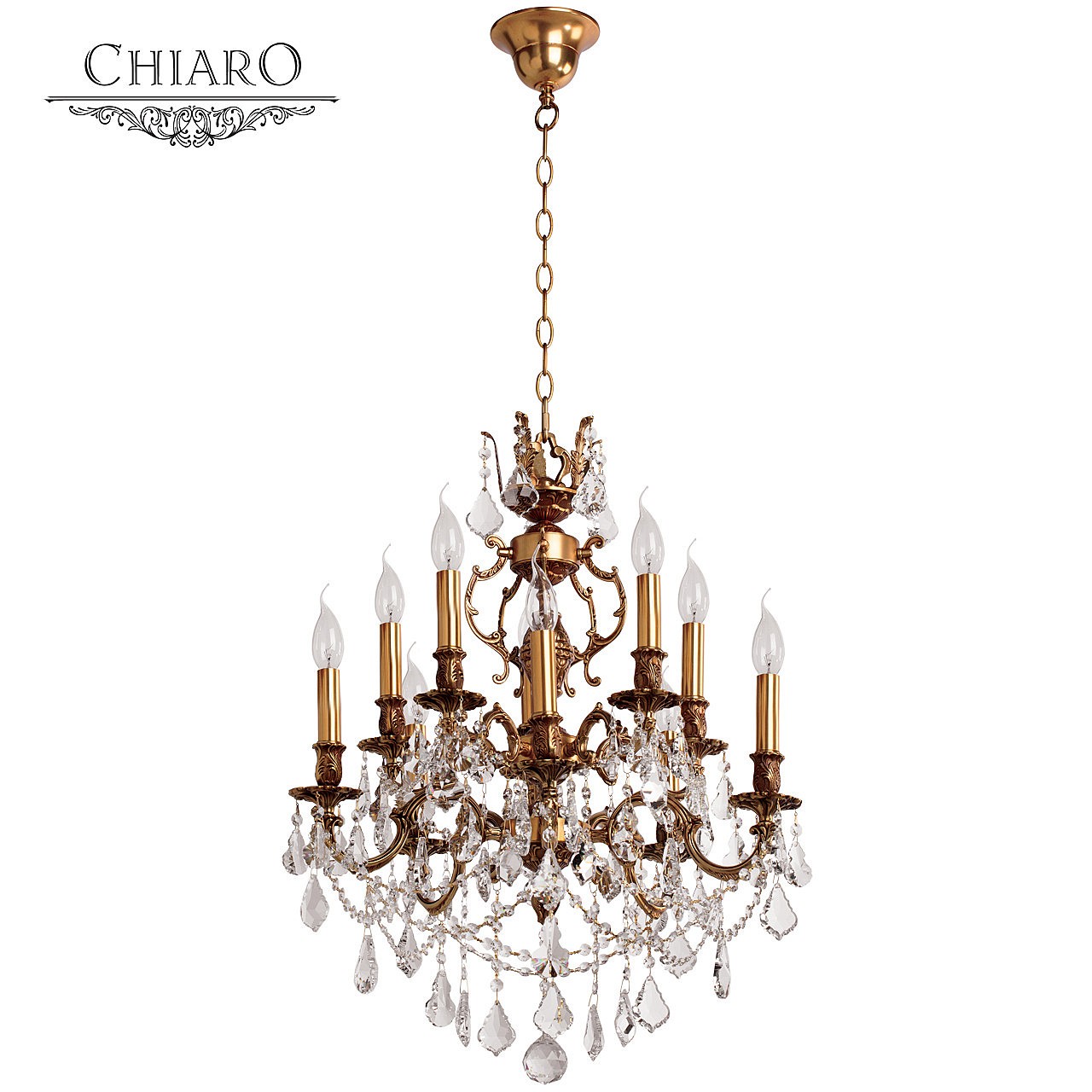 Хрустальная люстра Chiaro Габриэль 491010310