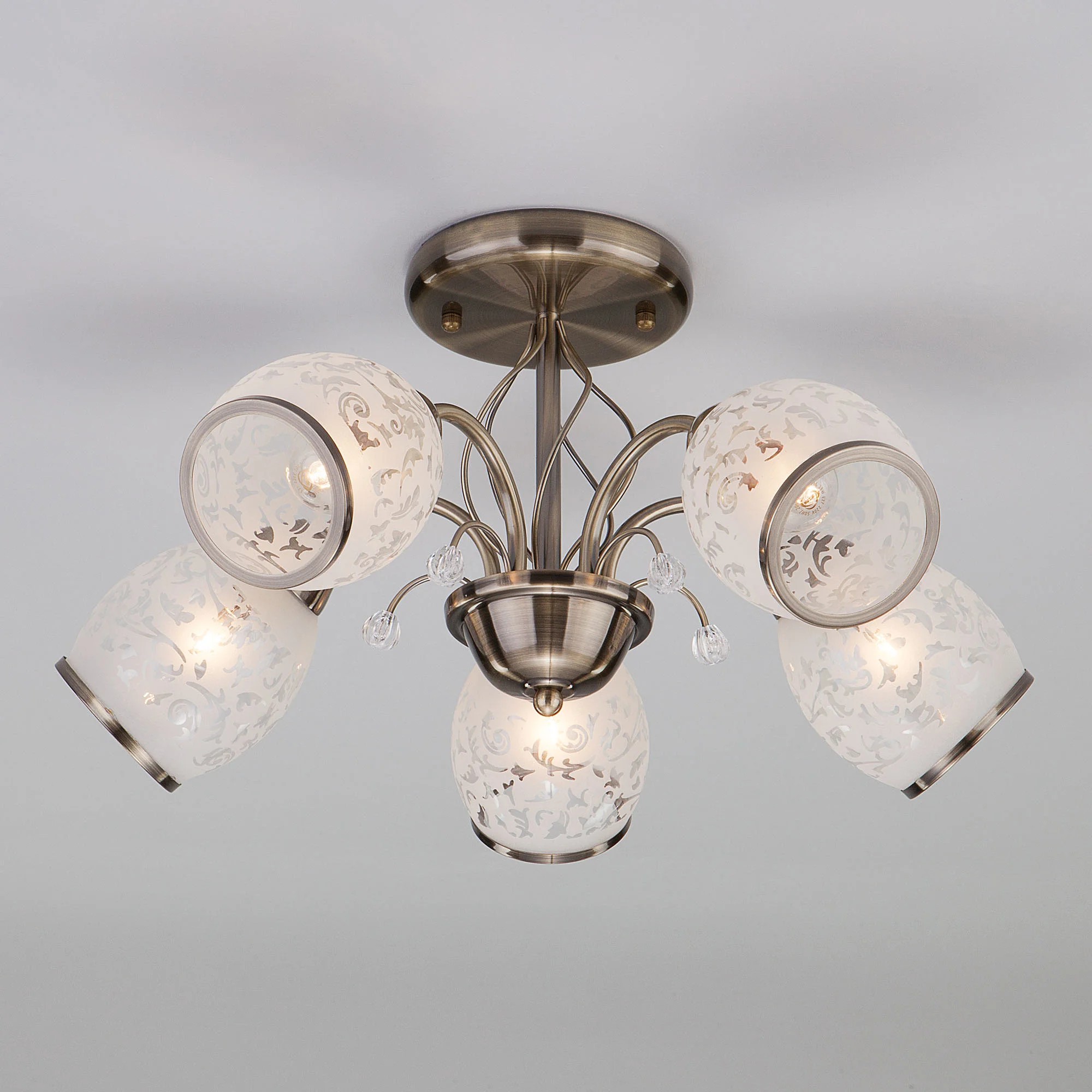 Потолочная люстра Eurosvet Gabriella 30026/5 античная бронза