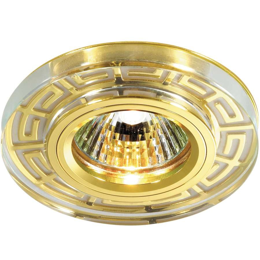 Встраиваемый светильник с узорами Maze 369583 Novotech