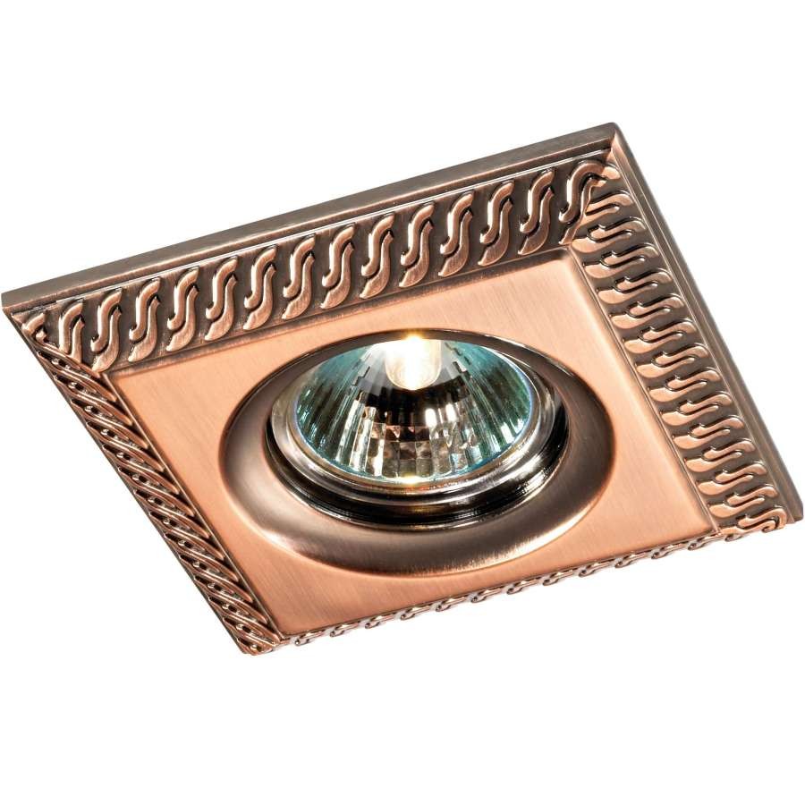 Встраиваемый светильник с узорами Wind 369656 Novotech