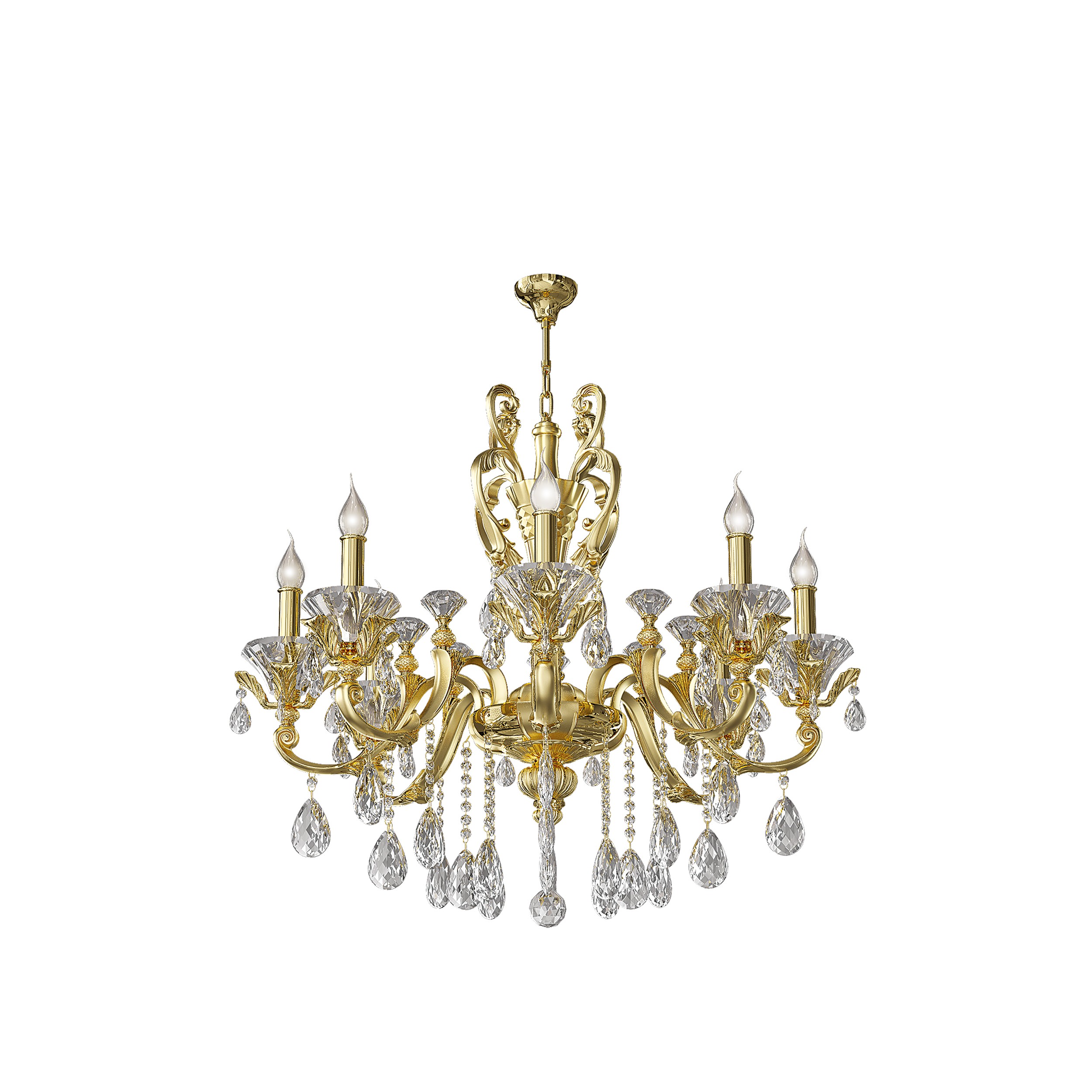 Подвесная хрустальная люстра Ampollo Lightstar 786082