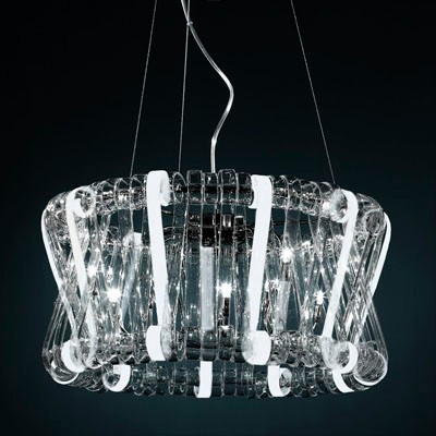 Подвесная хрустальная люстра Volution Citilux CL326P12.1