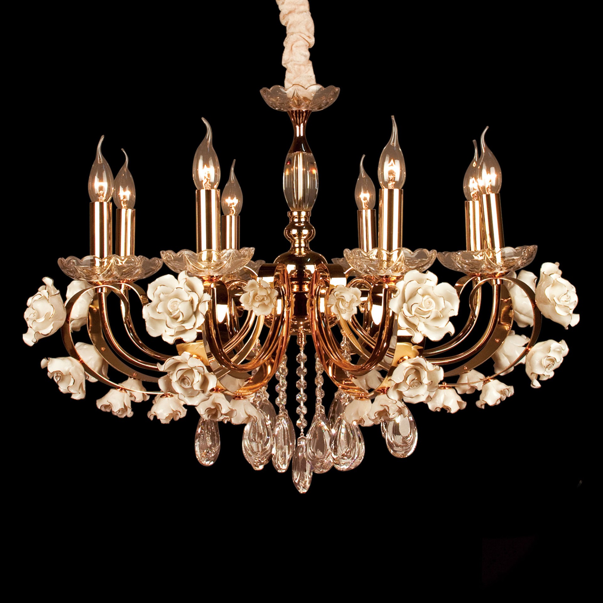 Люстра подвесная с цветочками Daisy EL345P08.1 Citilux