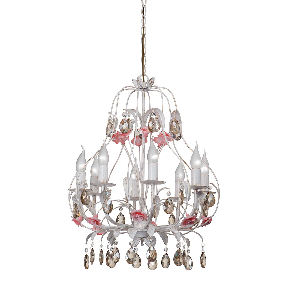 Люстра подвесная с цветочками V1239 V1239/8 Vitaluce