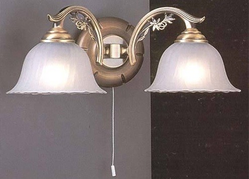 Настенное бра с выключателем Reccagni Angelo 2722 A 2722/2