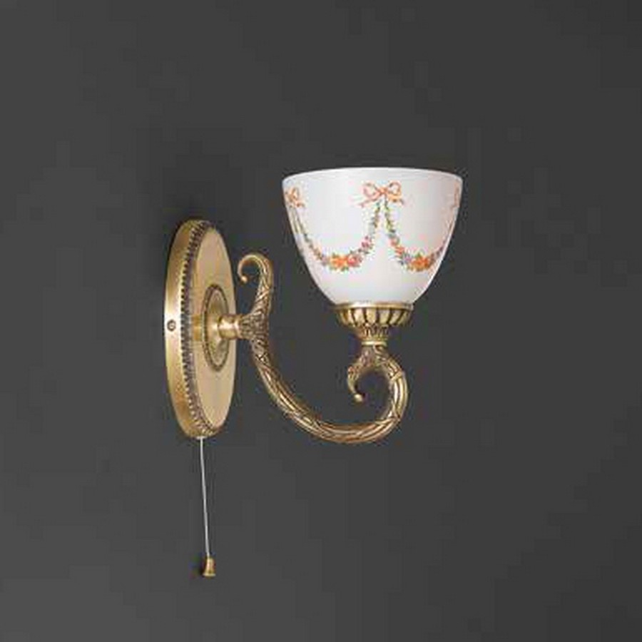 Настенное бра с выключателем Reccagni Angelo 8050 A 8050/1