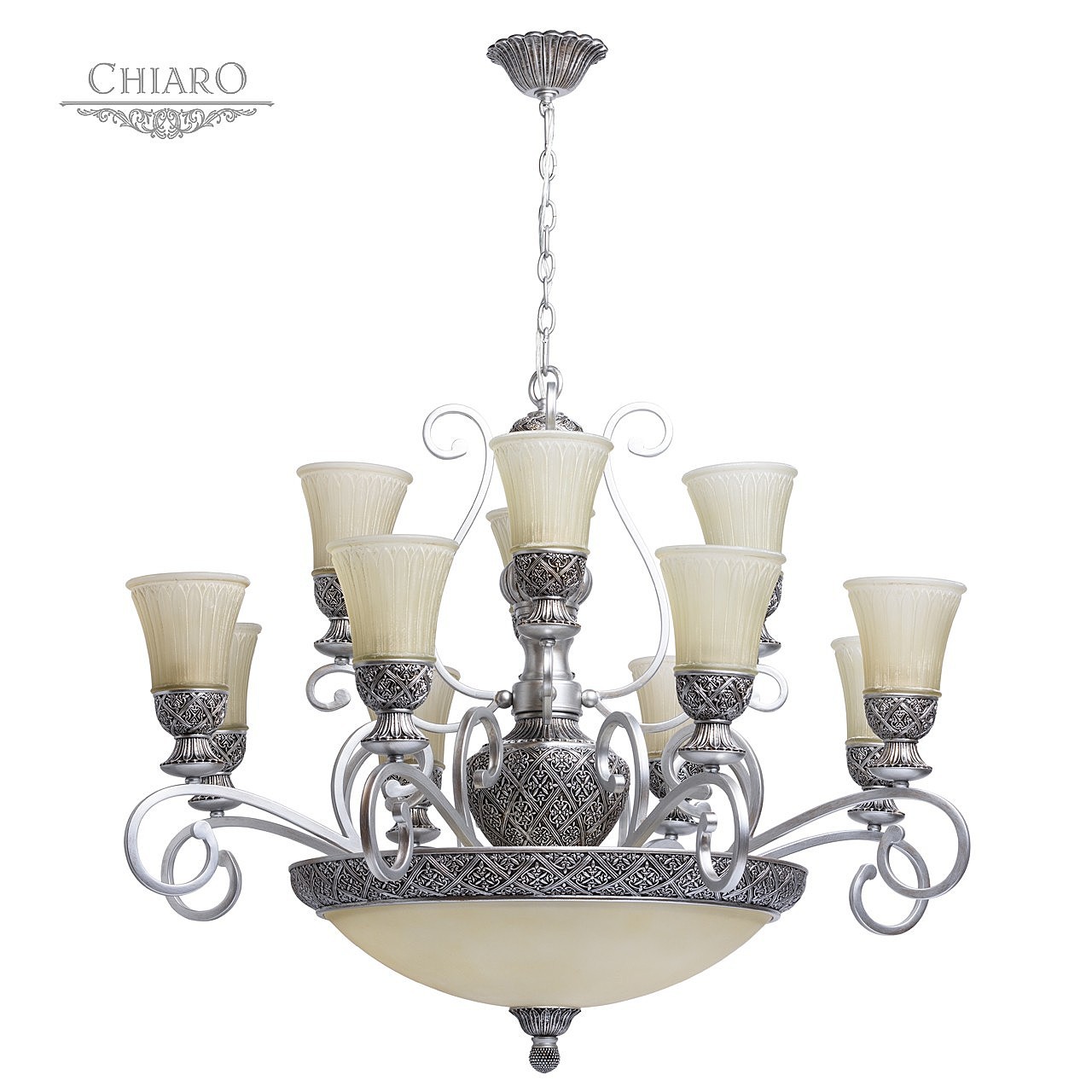 Люстра многоярусная Версаче 254015416 Chiaro