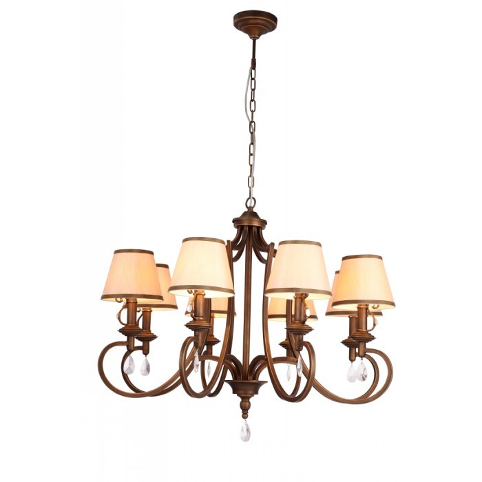 Подвесная люстра Arte Lamp Castello A6016LM-8BG