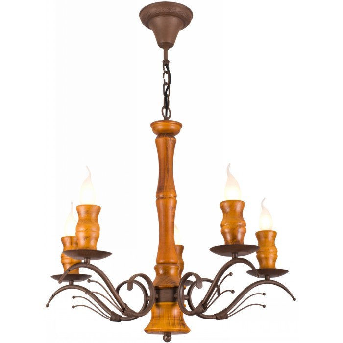 Подвесная люстра Arte Lamp LEGNO A6742LM-5BR