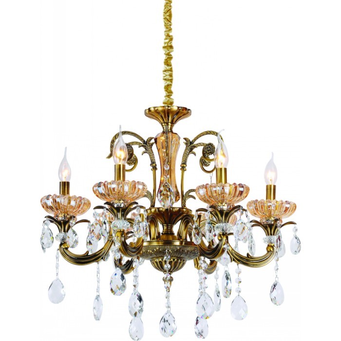 Хрустальная люстра Arte Lamp LOUVRE A3080LM-6AB