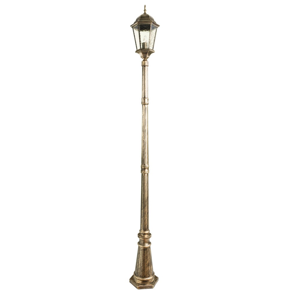 Столб фонарный уличный Arte Lamp GENOVA A1207PA-1BN