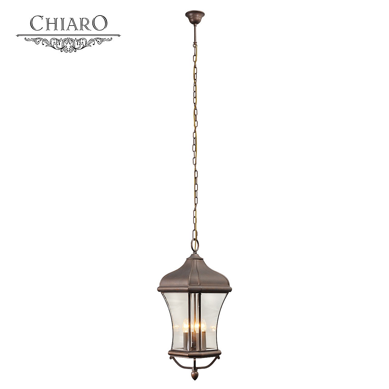 Уличный подвесной светильник Chiaro Шато 800010404