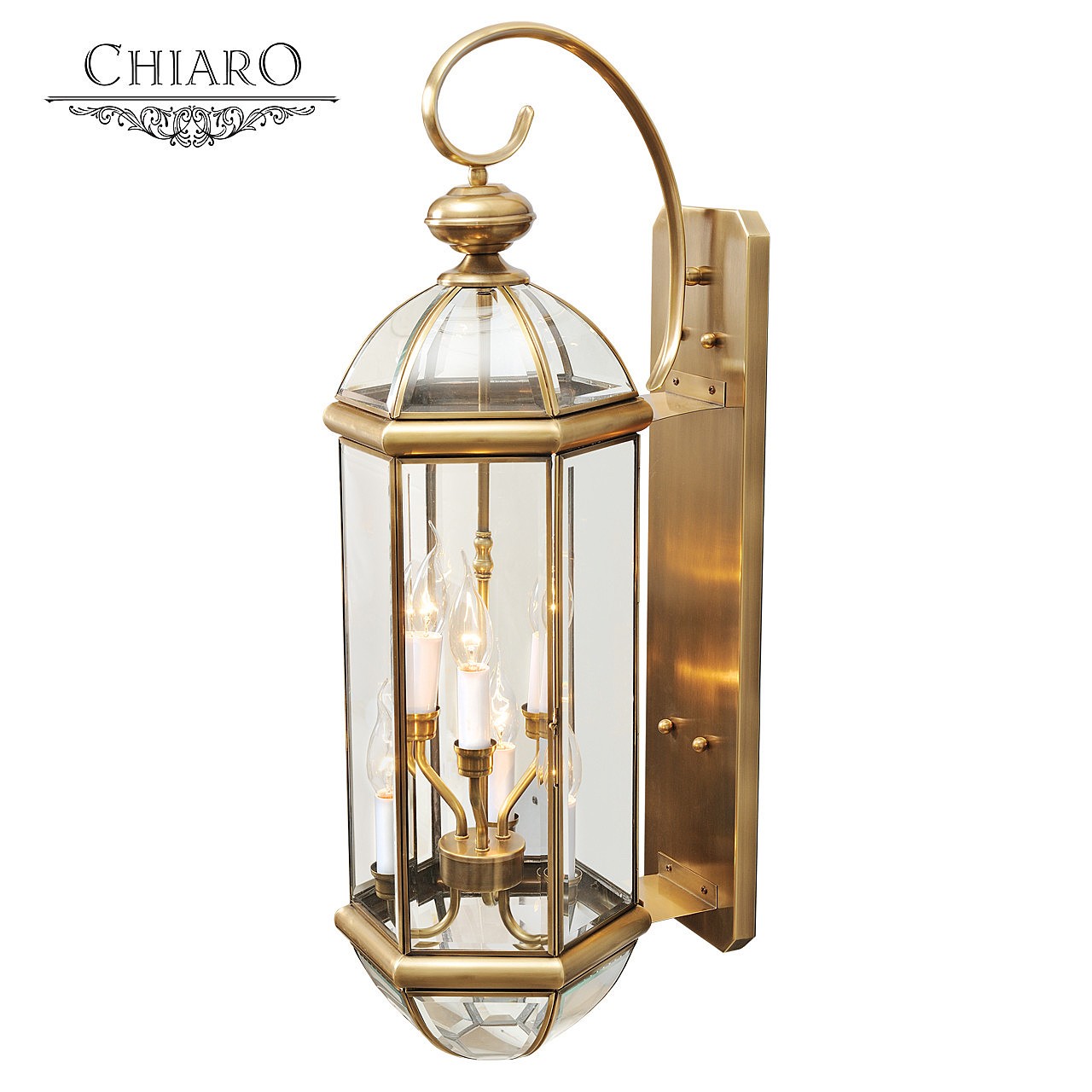 Уличный настенный светильник Chiaro Мидос 802020606