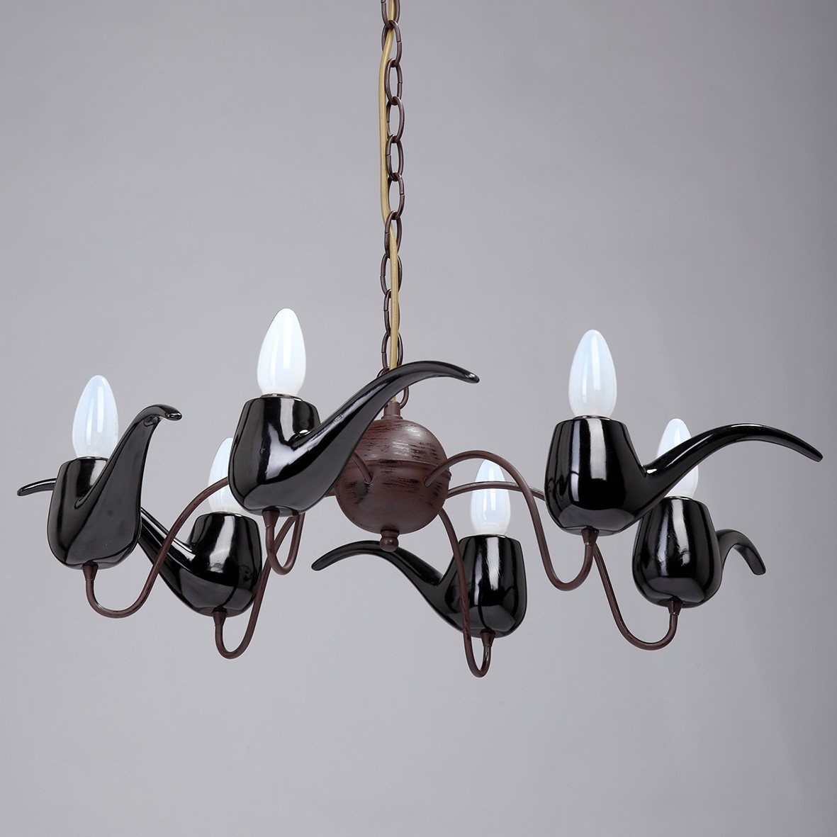 Люстра с курительной трубкой V1492 V1492/6 Vitaluce