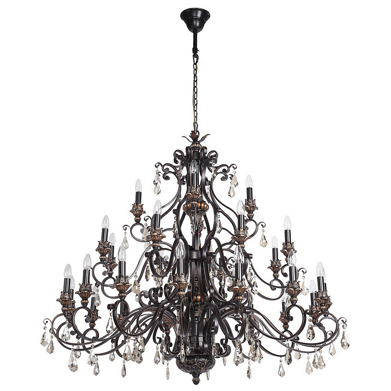 Подвесная хрустальная люстра Версаче Chiaro 254018828