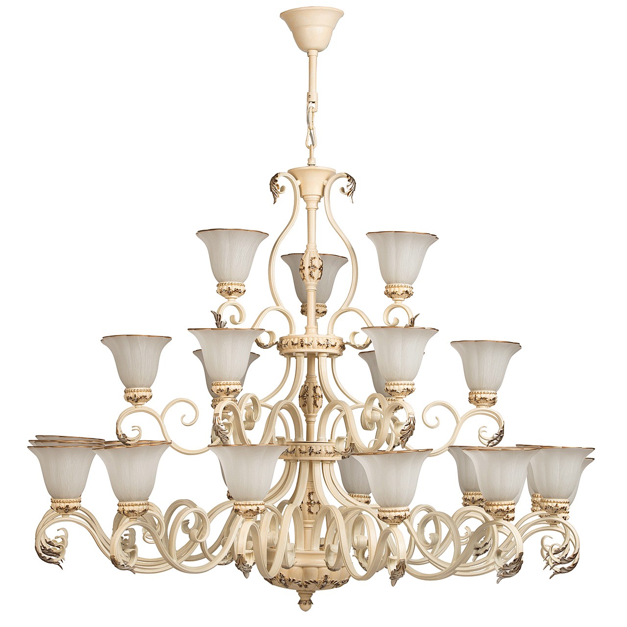 Люстра многоярусная Версаче 254019421 Chiaro