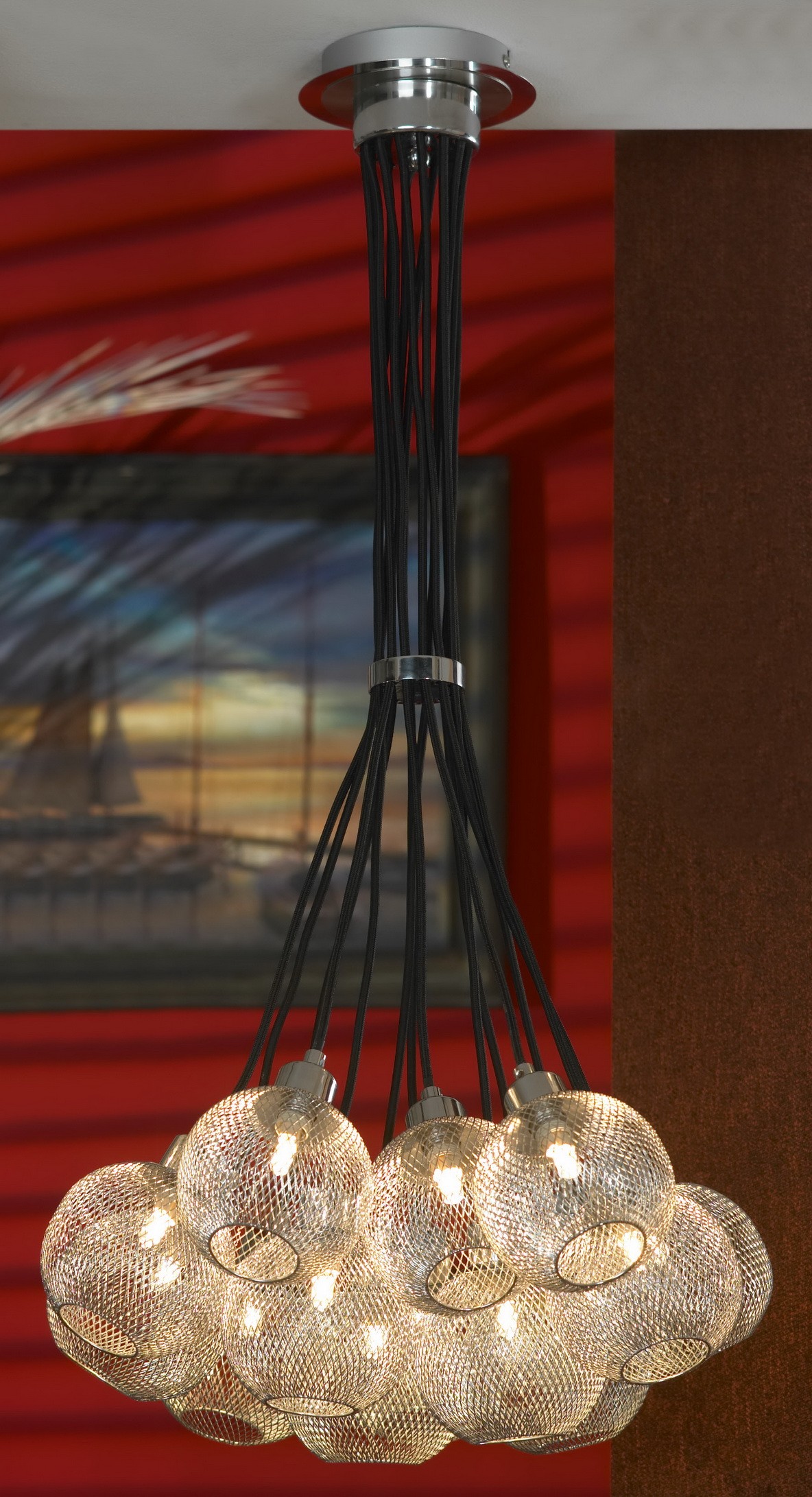 Светильник подвесной Lussole SassO LSX-3506-14