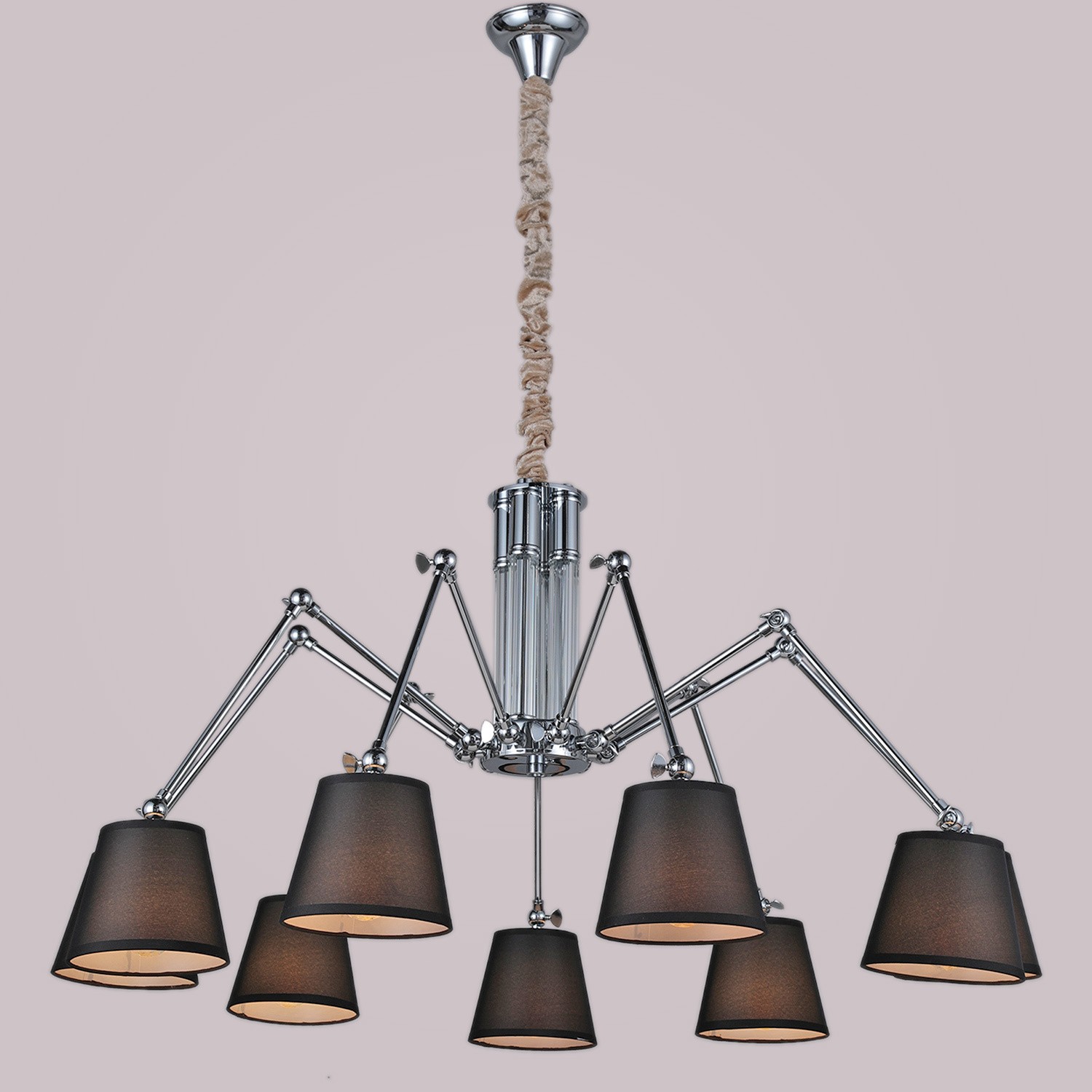 Люстра потолочная ILLUMICO E14  IL8687-9P-10 CR