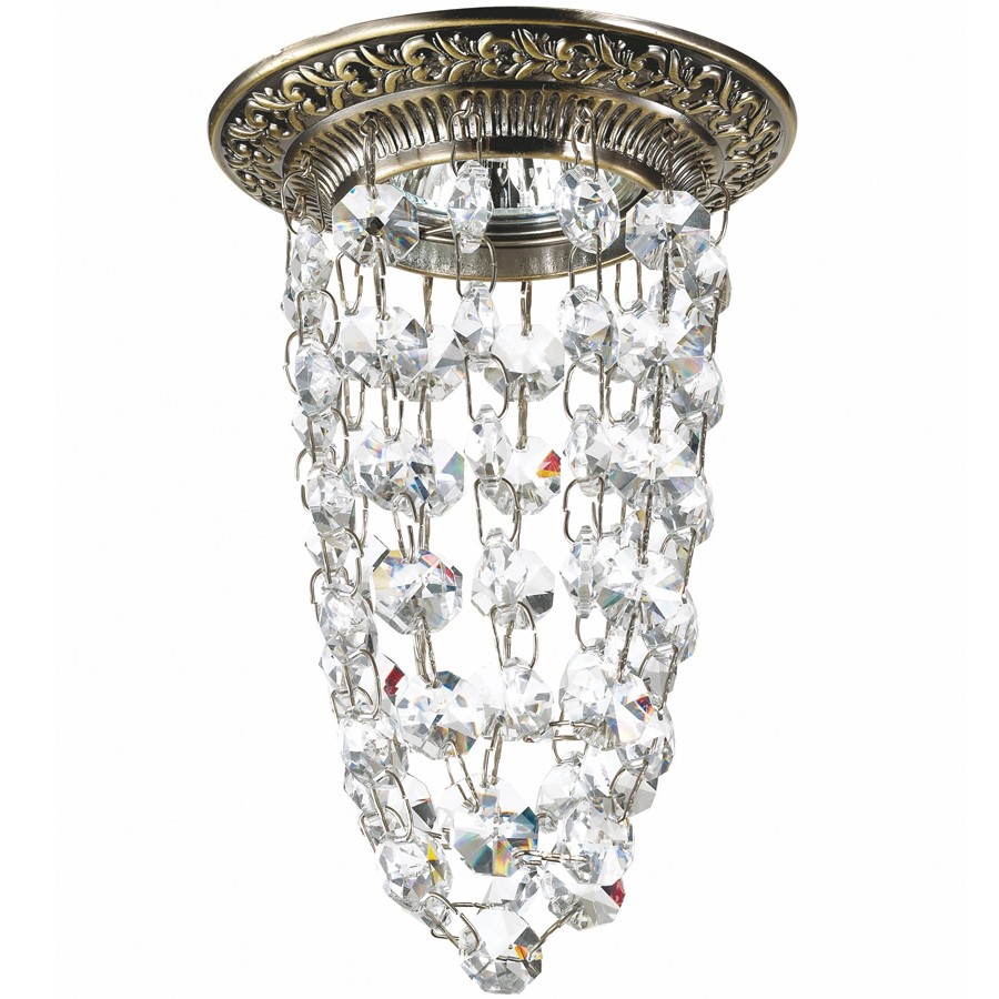 Встраиваемый светильник с узорами Grape 369990 Novotech