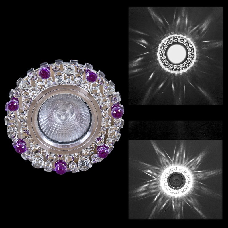 00755-9.0-001CN MR16+LED3W CL+PP светильник точ.