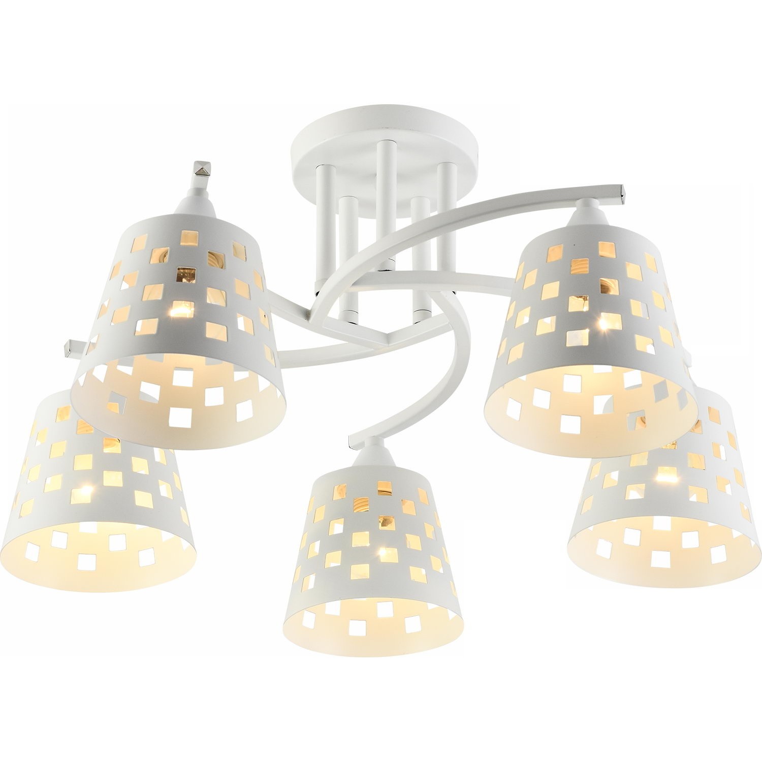 Люстра потолочная Reluce e27 01384-0.3-05 WH+CR