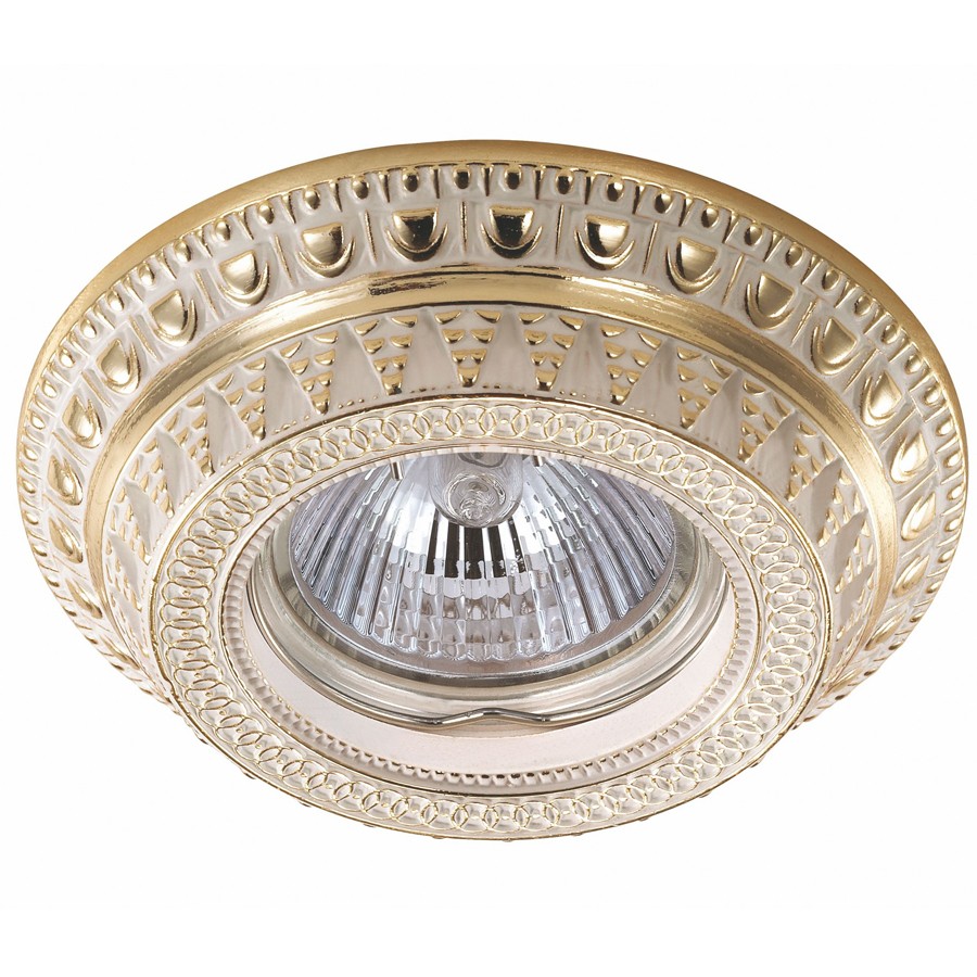 Встраиваемый светильник с узорами Vintage 370007 Novotech