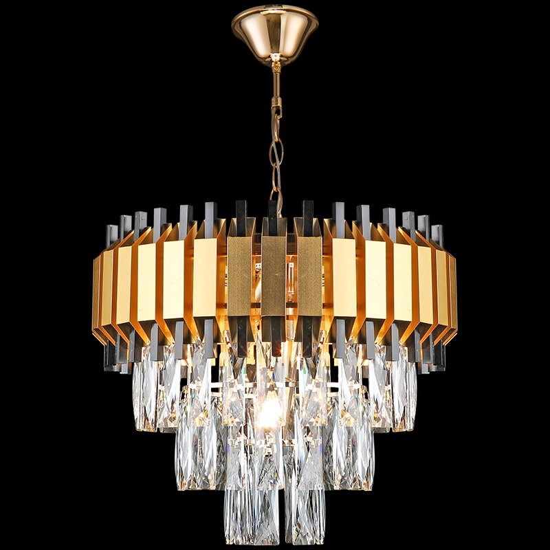 Люстра потолочная Reluce E27 02144-0.4-05 FGD+BK