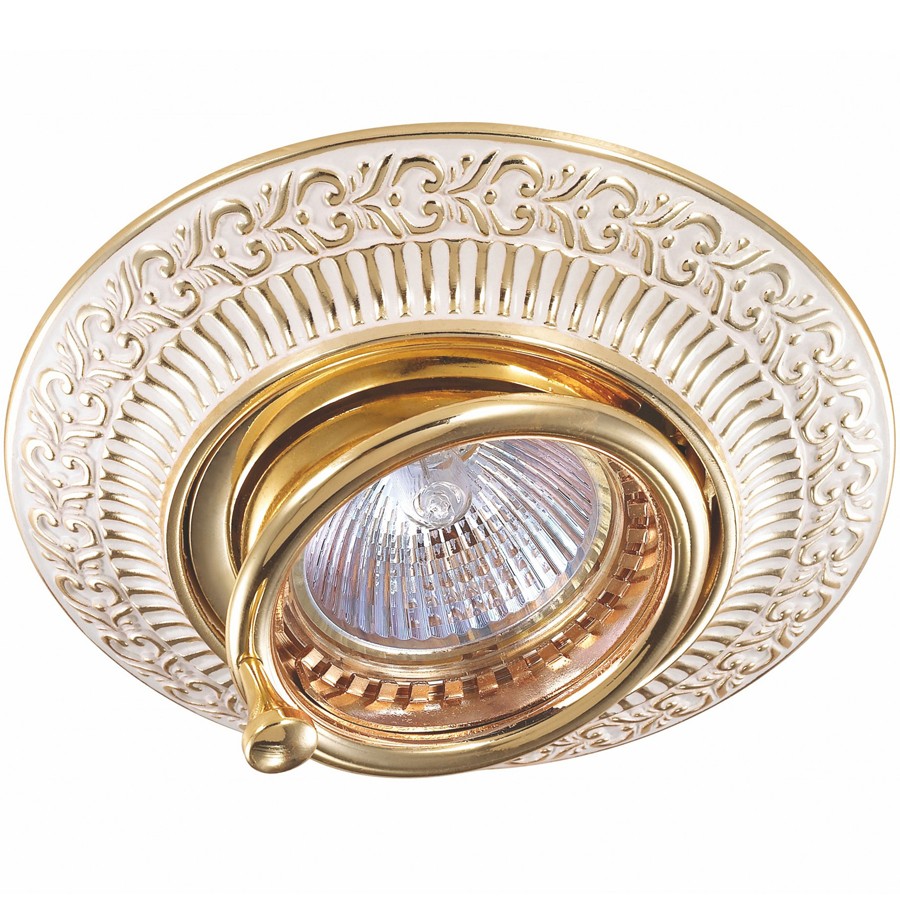 Встраиваемый светильник с узорами Vintage 370016 Novotech