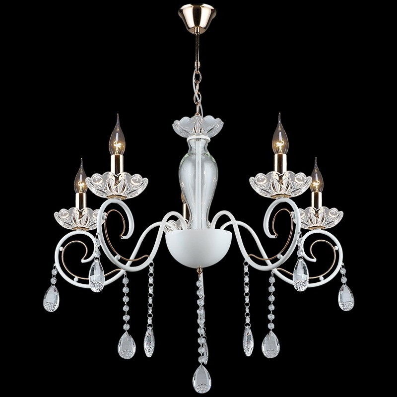 Люстра потолочная Reluce E14 03950-0.4-05 WT+FGD