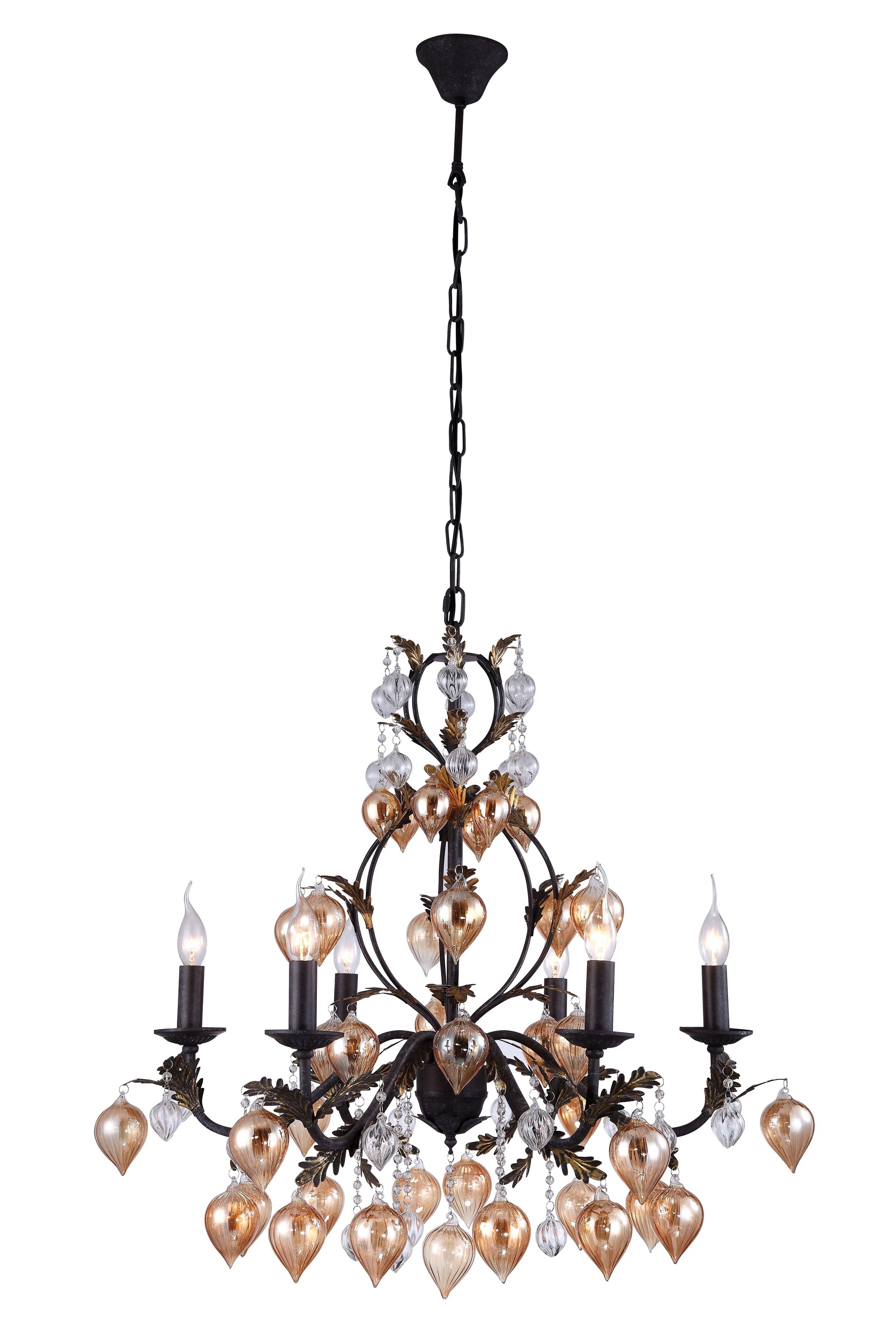 Хрустальная люстра Arte Lamp CIPOLLINO A1870LM-6BG